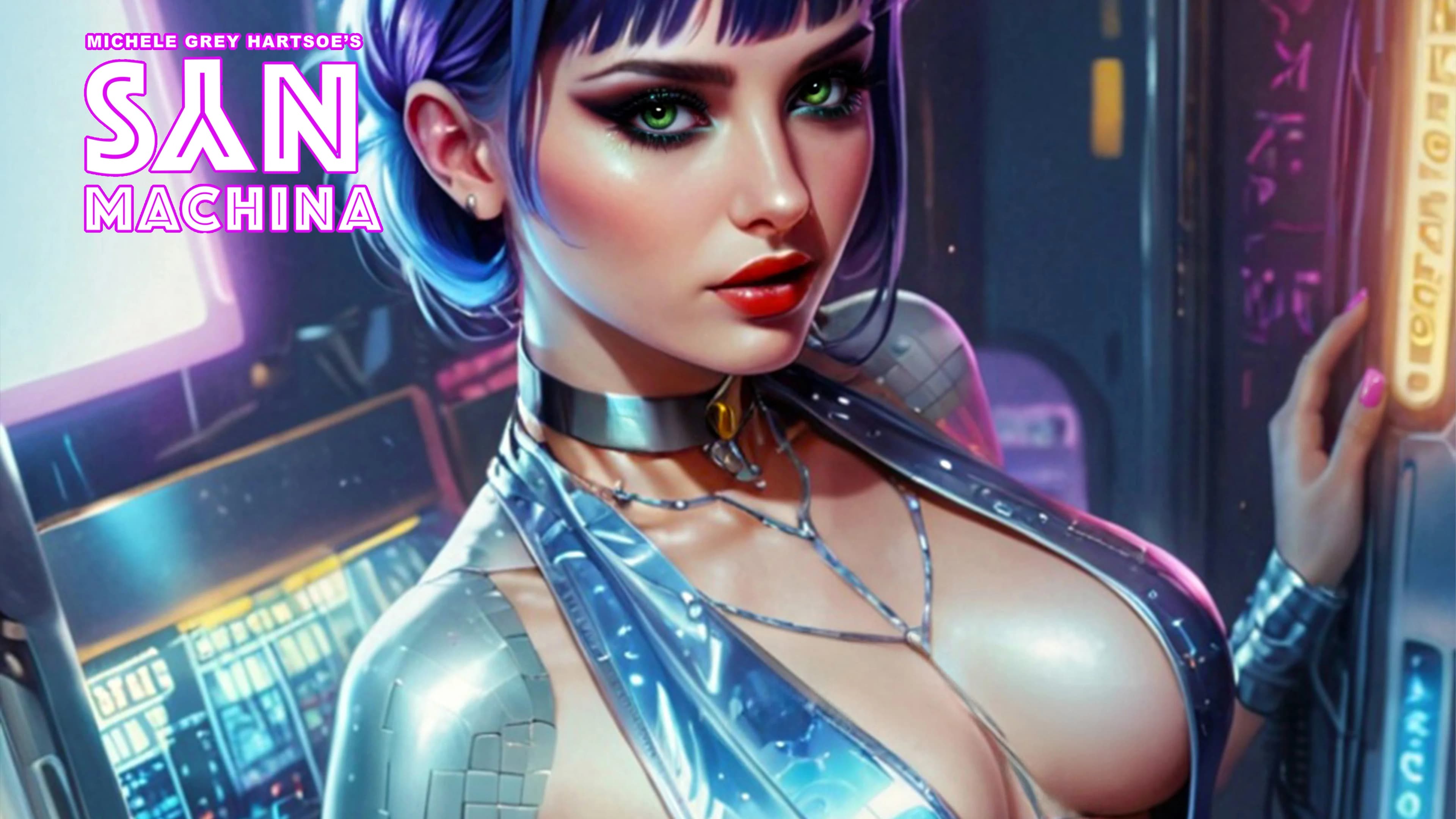 Michele Grey Hartsoe's SYN MACHINA #0-6 Cyberpunk Thriller